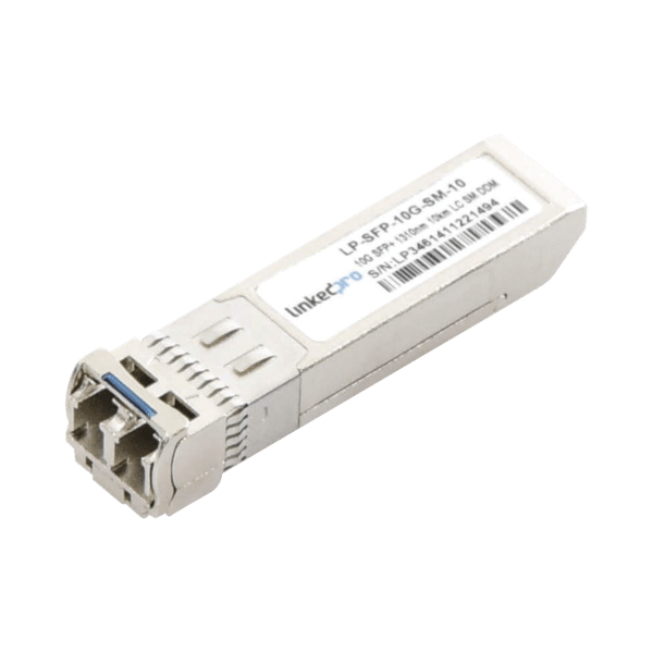 Transceptor Óptico SFP+ (Mini-Gbic) / Monomodo 1310 nm / 10 Gbps / 10GBASE-LR / Conectores LC/UPC Dúplex / DDM / Hasta 10 km