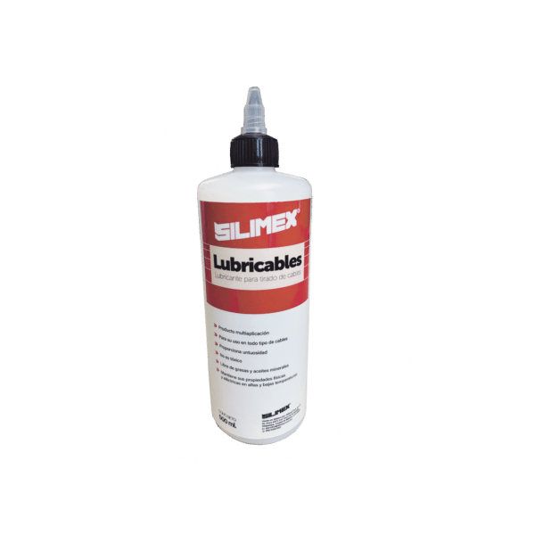 Lubricante Dieléctrico de Alta Eficiencia para Jalado de Cables Sin Daños / No es Tóxico y Compatible con Todo Tipo de Cable / Deslizamiento de Cables Seguro, Sin Fricción y Sin Riesgos / Presentación de 1/2 Litro