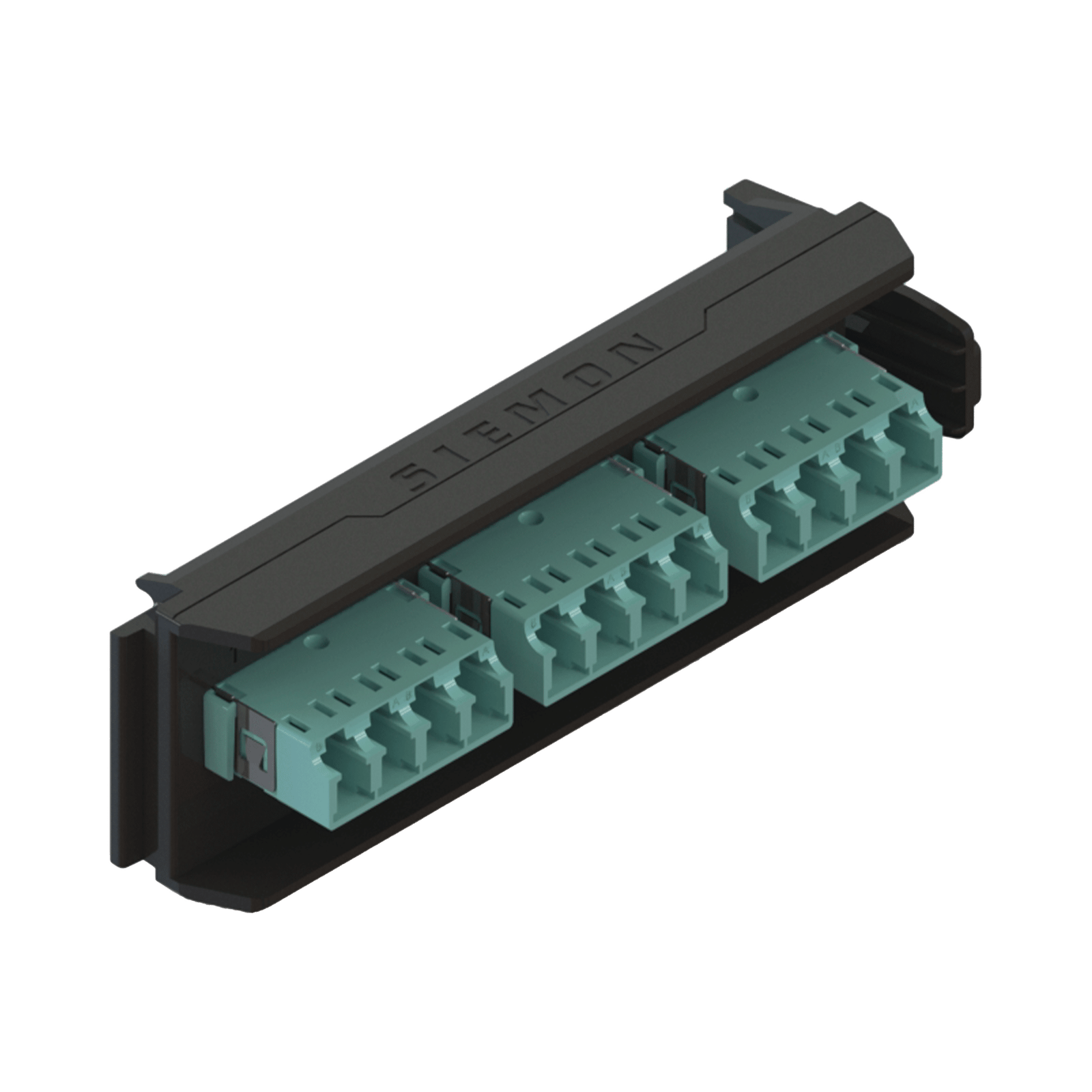 Placa Acopladora LightVerse, 6 Conectores Dúplex LC/UPC, Acepta hasta 12 fibras Multimodo OM3 y OM4 (No Shuttered)