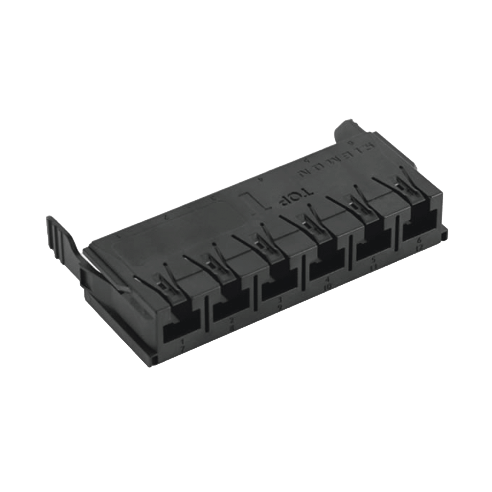 COPPER, ADAPTER PLATE, LIGHTVERSE COMBO, EMPTY, SHIELDED, 6 PORT, BLACK