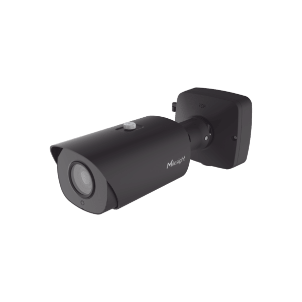 Cámara Bullet Plus de Red 2MP / AI 4X / Enfoque Automático / IR Inteligente / WDR 140dB / Tarjeta MicroSD hasta 256GB / IP67 / IK10 / Análisis de Video AI / Compresión H.265+