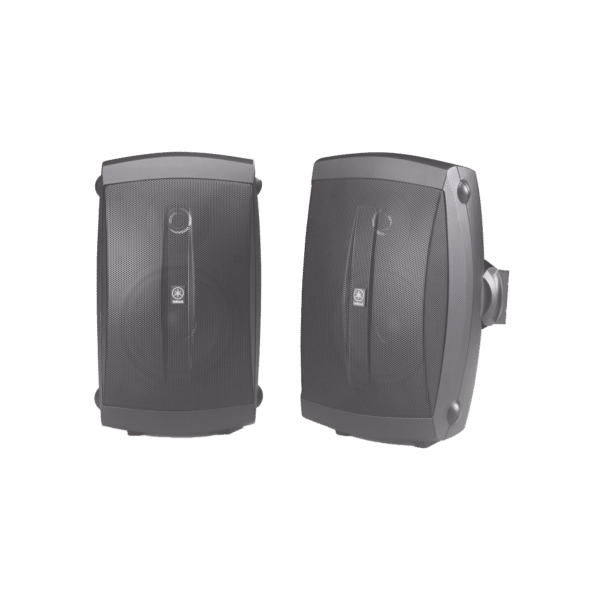 Altavoces de Montaje en Superficie de 2 vias | Woofer 5 in, Tweeter 0.5 in | Semi-Exterior, 6 ohms | Par Color Negro