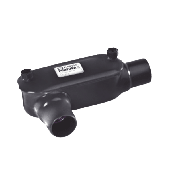 Caja Ovalada tipo LR con Recubrimiento Exterior de PVC de 1 1/2" (38.1 mm).