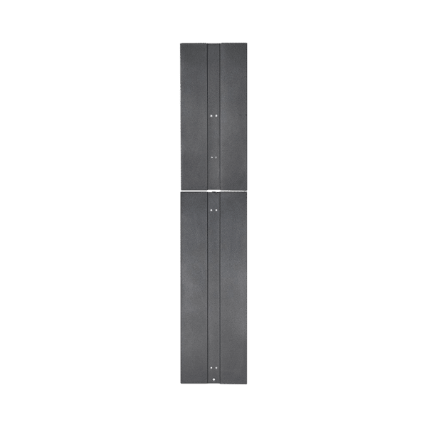 Tapa Final de Fila, Para Organizador Vertical PE2V PatchRunner™ 2, de 45 UR, Color Negro