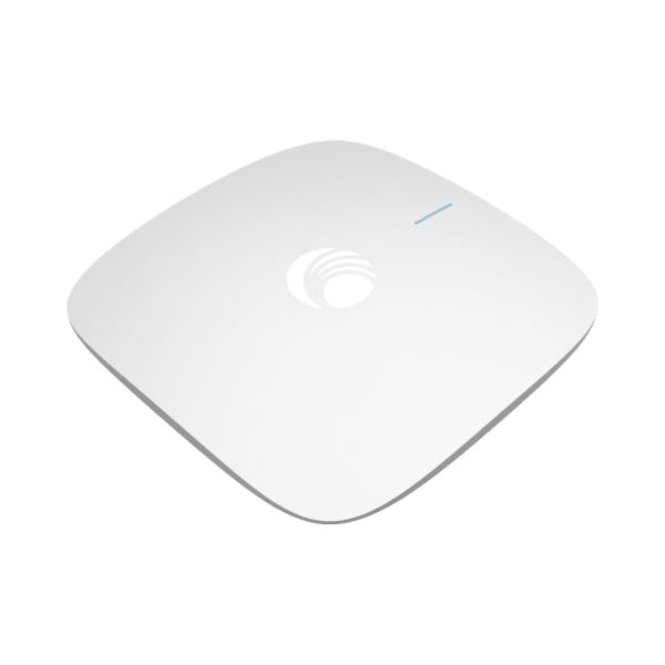 Punto de Acceso Wi-Fi para interior / Omnidireccional cnPilot e410 / Doble banda (2.4 y 5 Ghz) / MU-MIMO 2x2 / Antena Beamforming / Hasta 256 Clientes / Hasta 1.2 Gbps / Gestión centralizada desde nube cnMaestro