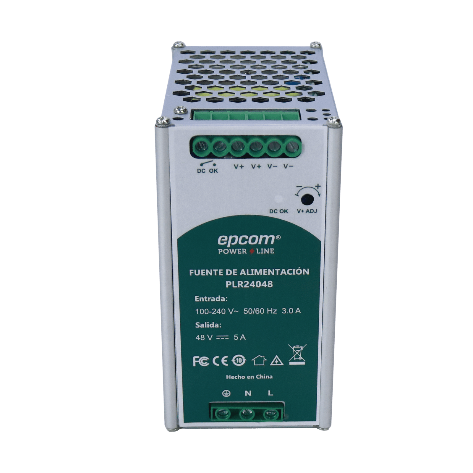 FUENTE DE ALIMENTACION 48 VCC / DIN RIEL / 5 AMPERES / 240 W