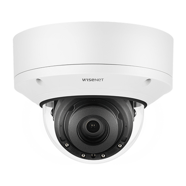 Cámara Domo 2MP con IA / Lente Motorizado de 4..38 a 9.33 mm / P-Iris, WDR 120dB / Ranura SD / Protección IP52 e IK10