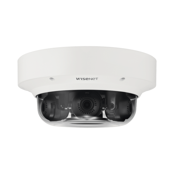 Cámara IP Multisensor 6MP ( 3 Sensores de 2MP) WDR 150 DB, Lente Motorizado 3 - 6 MM /  HPOE / IP66 / IK10 / NEMA 4X