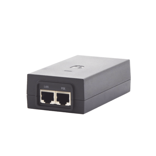 Adaptador PoE Ubiquiti de 50 VDC, 1.2 A puerto Gigabit para equipos airFiber