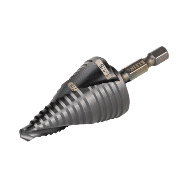 Broca Escalonada 12 en 1, de Liberación Rápida, Acanaladura en Espiral, produce Agujeros de 2-3 cm e Intermedios. 10x más Durable