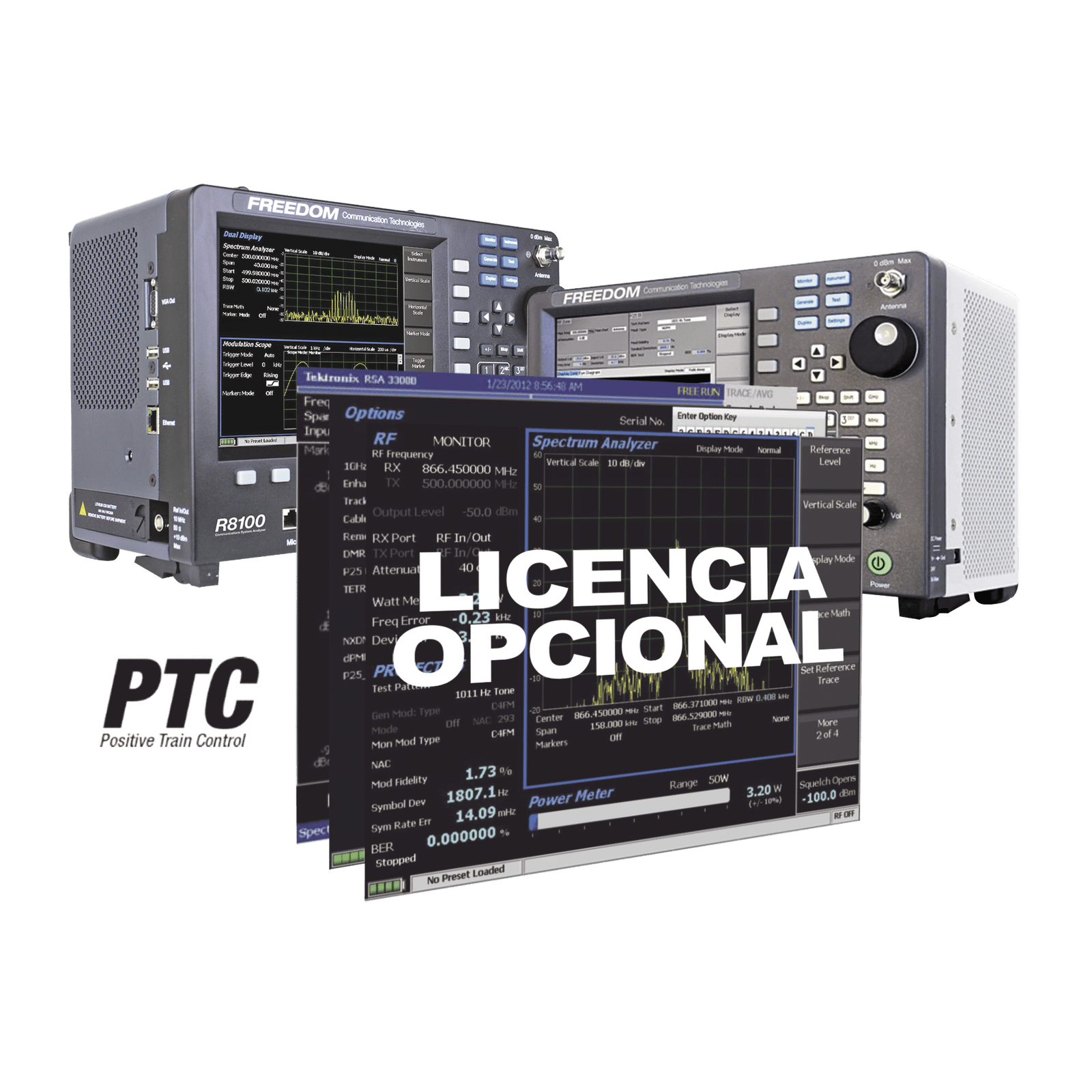 Opción de Software para Control de Tren Positivo en R8000 /R8100.