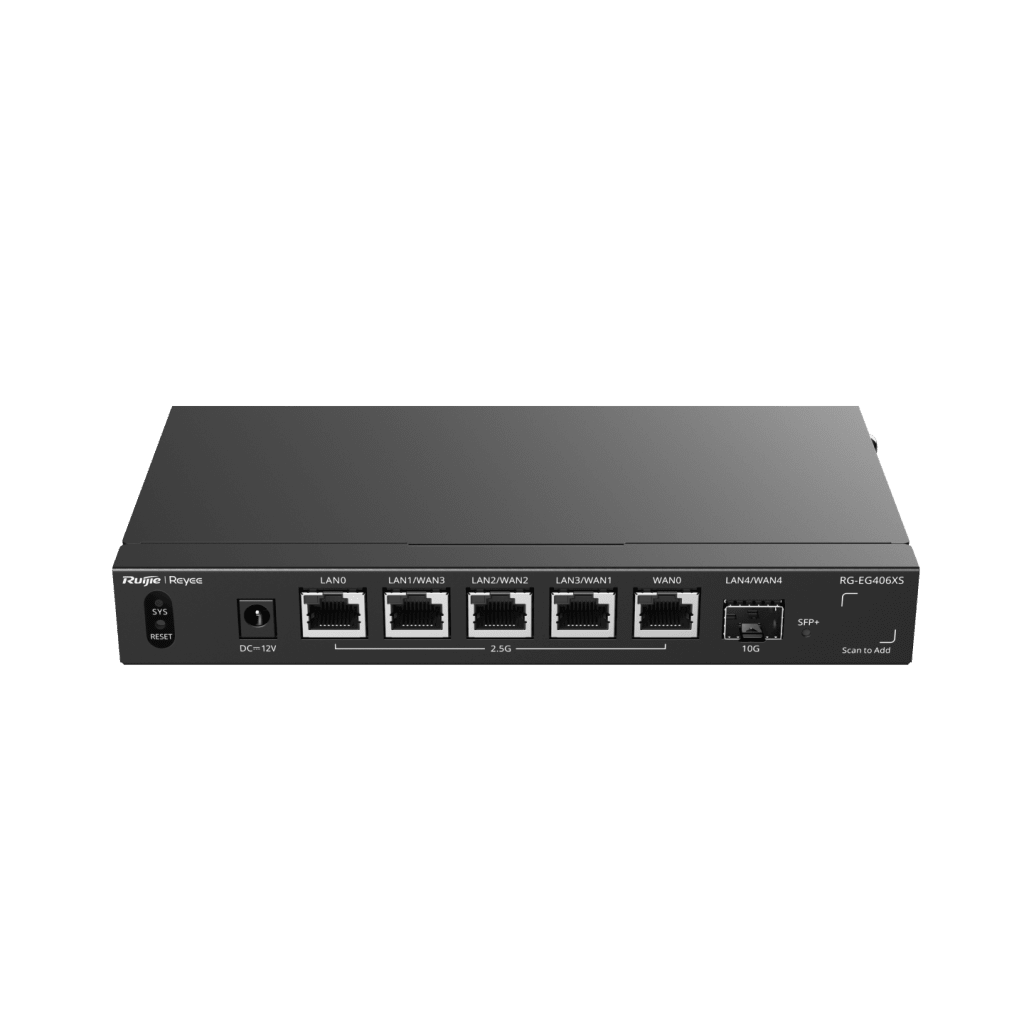 Router Core Balanceador con Función SD-WAN, 1 puertos LAN , 5 puertos LAN/WAN Multi-gigabit, Un SFP+ LAN/WAN,1 Puertos WAN Multi-gigabit 2.5G, hasta 400 clientes .