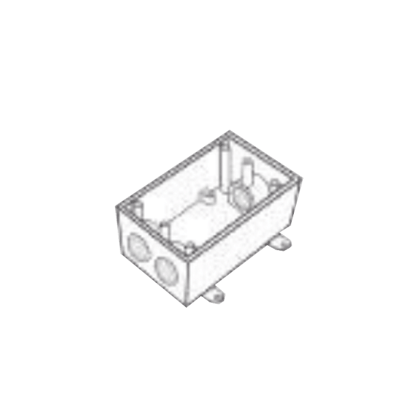 Caja Condulet FS de 3/4" ( 19.05 mm ) con tres bocas a prueba de intemperie.