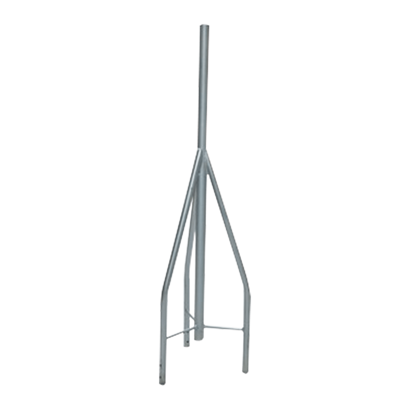 Tramo de Remate / Copete, tubo industrial 1 1/4" con tubo central 2 3/8" (Ced. 40), galvanizado por inmersión en caliente.