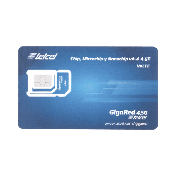 SIM SYSCOM 10 GB mensual para dispositivos móviles 3G/4G (Telcel) 1 año de servicio (solo datos)