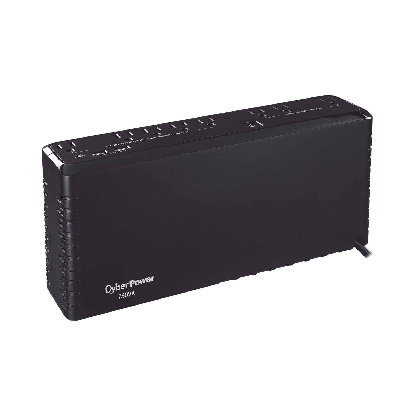 UPS de 750 VA/375 W, Topología Standby, Entrada 120 Vca NEMA 5-15P, de Escritorio, Con 8 Tomas NEMA 5-15R