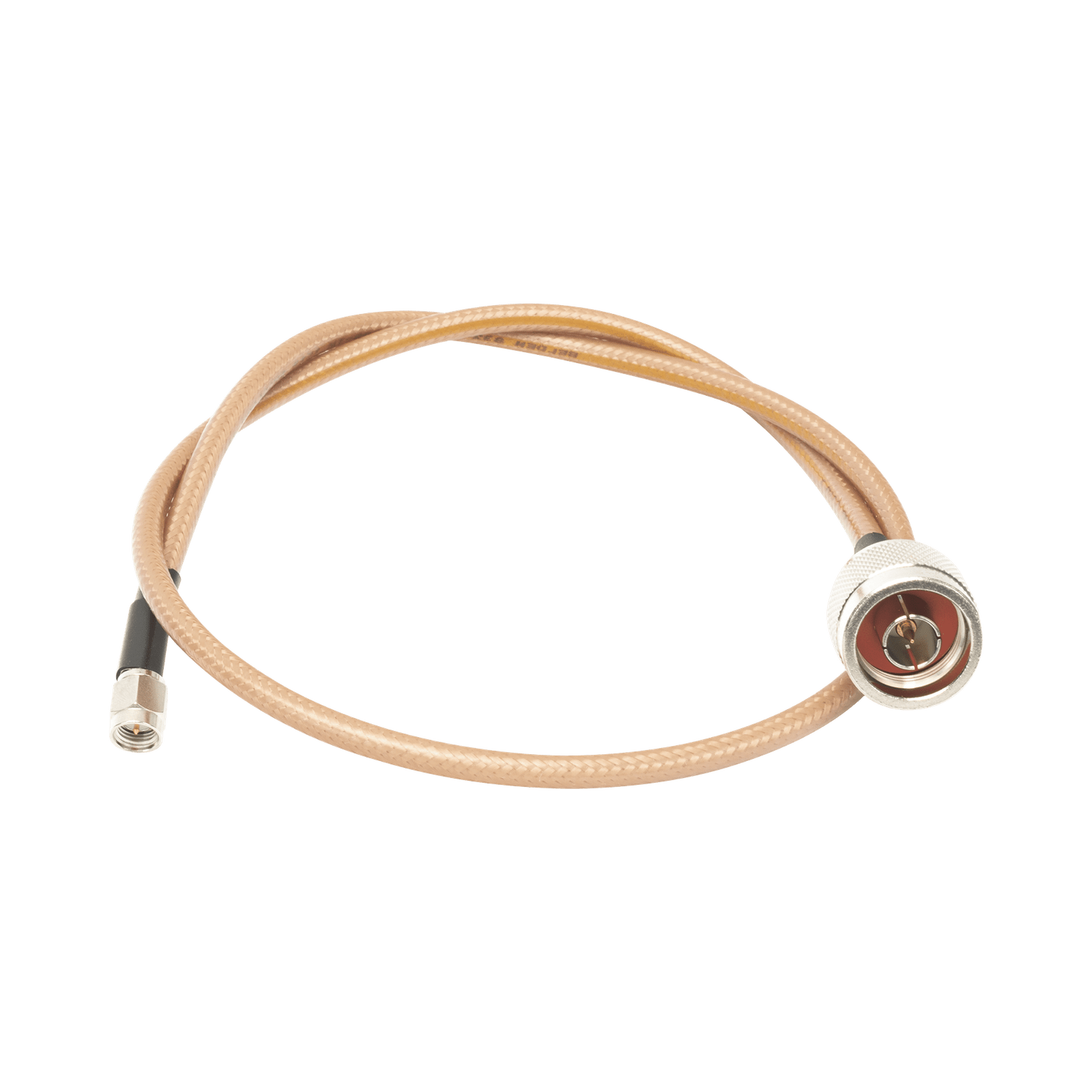 Jumper con Cable LP142 de 60 cm, con Conectores N Macho a SMA Macho (Hasta 8 GHz).