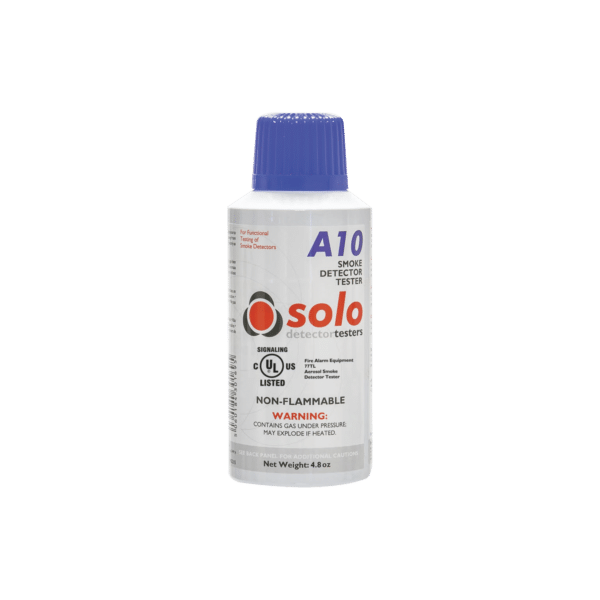 Lata De Humo Sintético En Aerosol Para Prueba De Detectores Puntuales, No Tóxico, No Inflamable, Libre De Silicona, 100%Biodegradable, No Contamina Los Detectores, Uso Manual o En Dispensadores SOLO-330/SOLO-332, Listado UL