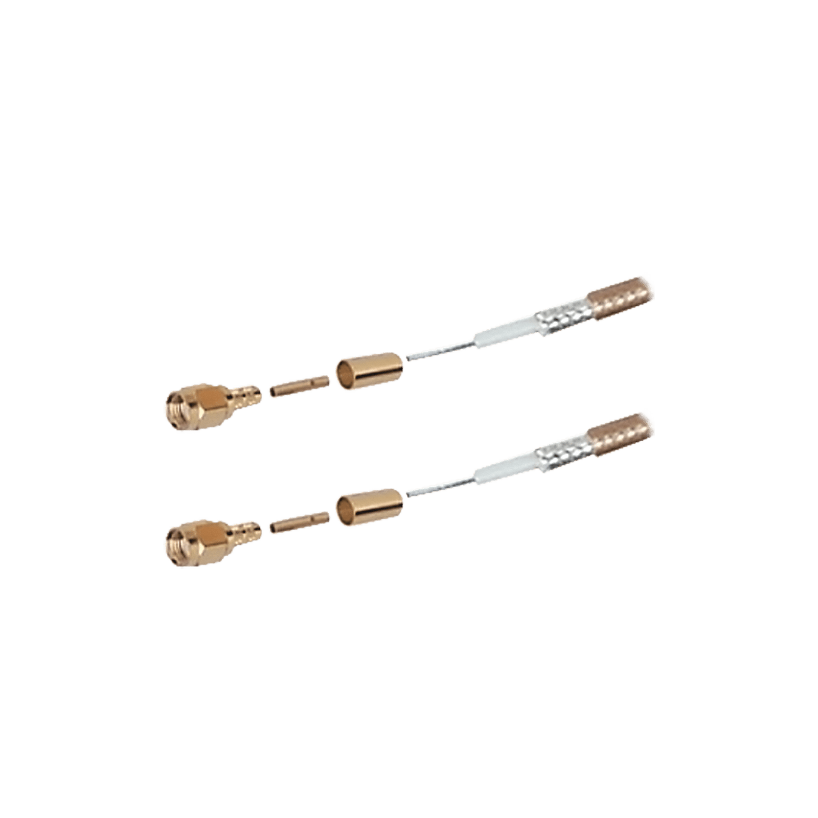 Jumper de 30 cm. Con Cable RG-142 y conectores SMAI Macho Inverso.