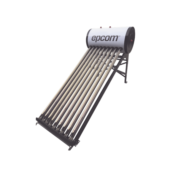 Bóiler Solar de 90L, Baja Presión con 9 Tubos de Vacío de Mayor Resistencia y Termotanque Inoxidable de Grado Alimenticio, Resistentes a Granizo de Hasta 25 mm/ l , Incluye Anodo de Magnesio