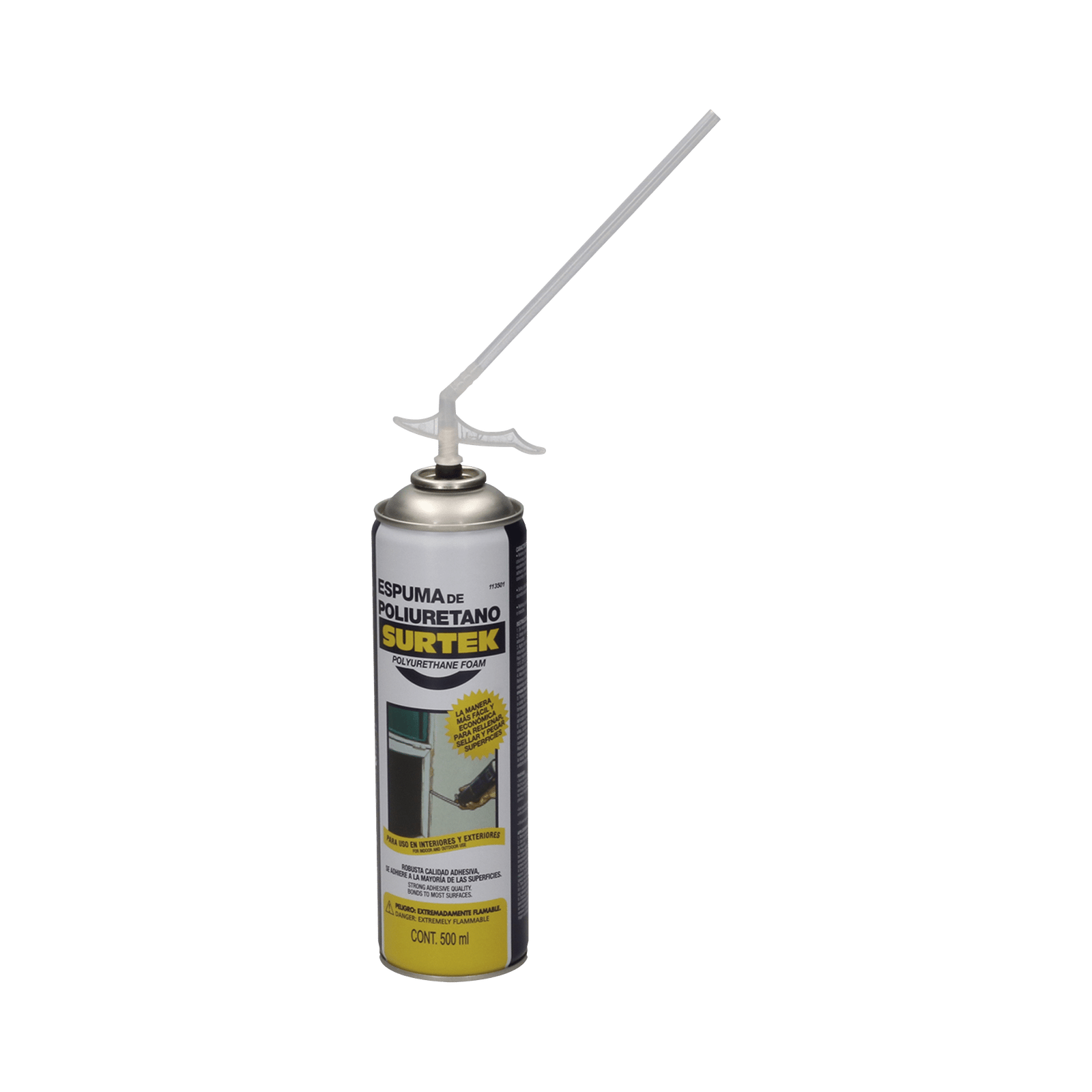 Espuma de Poliuretano / Capacidad 500 ml.