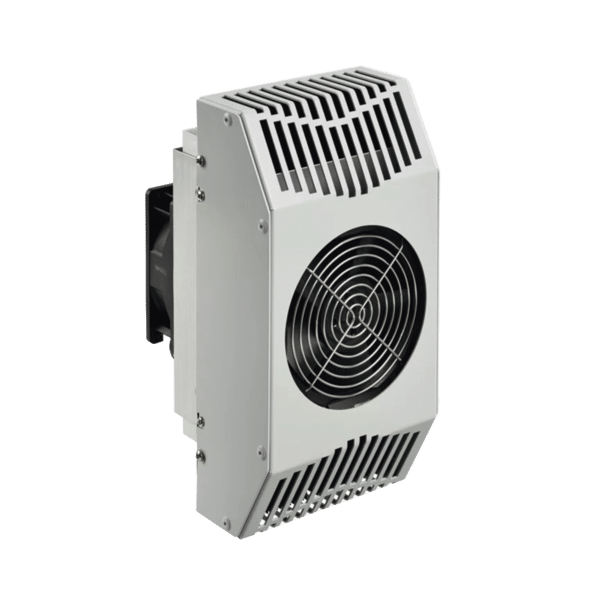 Enfriador Termoeléctrico Para Interior/Exterior, Uso en Gabinetes de Telecomunicaciones, 321 BTU, 24 Vcd, de Acero Galvanizado, Color Gris