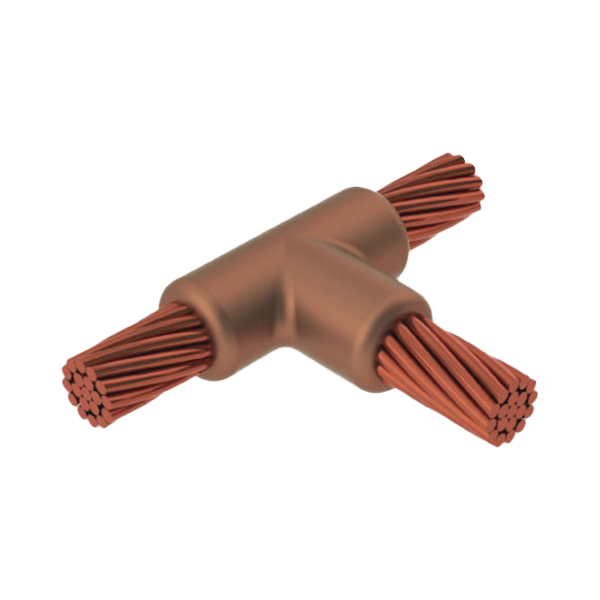 Molde para Soldadura exotemica tipo T para cable 4/0 AWG - 2AWG
