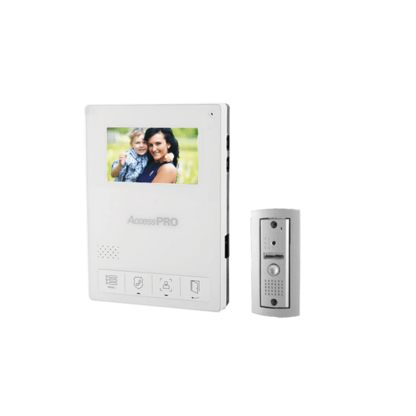 Kit de Videoportero / Frente de Calle Antivandalismo / Cámara 900TVL para Baja Iluminación / Pantalla Alta Resolución / Control