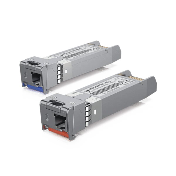 UFiber Módulo SFP+, transceptor MiniGibic MonoModo 10 Gbps, distancia 10 km, un conector LC. Incluye 2 piezas