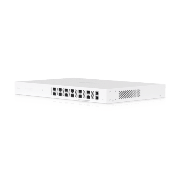 Ubiquiti UISP Fiber OLT XGS — Terminal de línea óptica (OLT) de 8 puertos, 10 Gbps de subida y bajada, capacidad para 2,000+ suscriptores