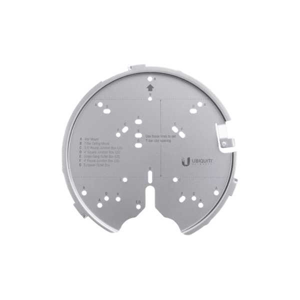 Montaje profesional para Access Points UniFi de plato (AC-PRO/AC-LR/AC-HD/U6-LR/U6-PRO/otros).