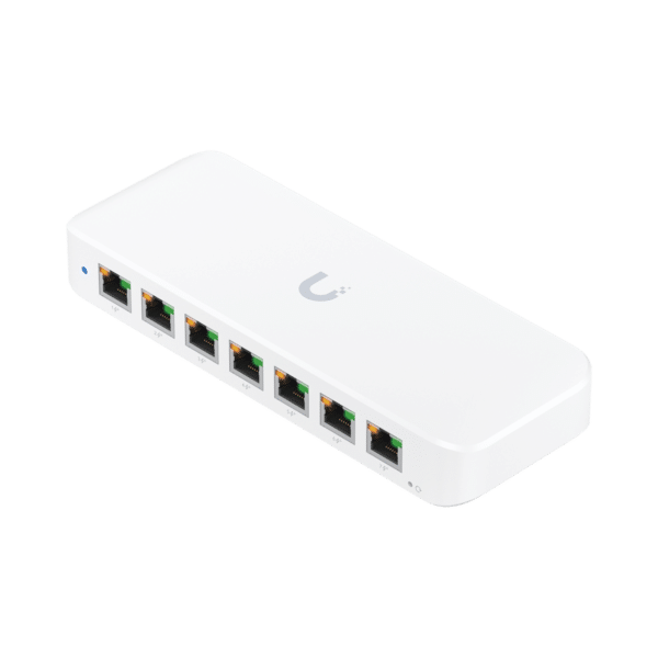 USW Ultra 60W Switch de 8 Puertos GbE (7 Puertos PoE+ y 1 Puerto Entrada PoE++) con Opciones de Montaje Versátiles