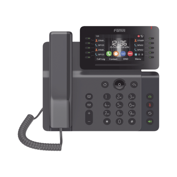 Teléfono IP Empresarial Esencial WiFi / Bluetooth, 20 líneas SIP, pantalla a color 4.3" ajustable, PoE, puertos Gigabit, conferencia local de 6 vías.