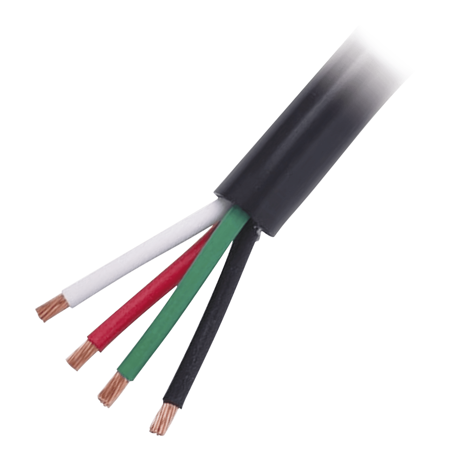 Cable Eléctrico de Uso Rudo 4 Hilos Calibre 16 AWG, Hasta 600 V. Rollo de 100 m.