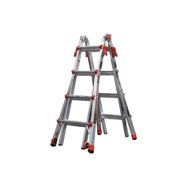 Escalera Multi-Posiciones de 5.18 m (17') para Superficies Inclinadas  (SKU 15417-001).