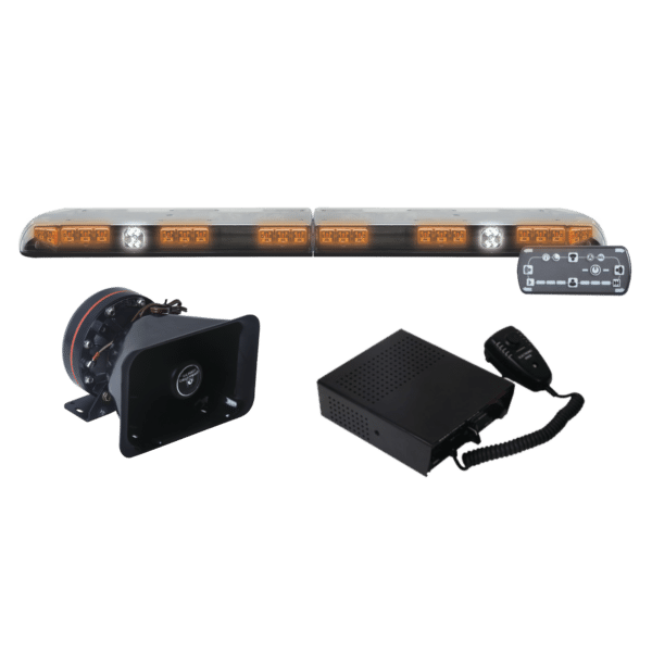 Kit para equipar unidades de construcción o seguridad privada, con barra de luces Vantage ultra brillante de 48", 64 LED de ultima generación