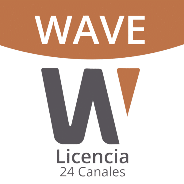 Licencia de 24 Canales de Grabación Wisenet Wave Profesional