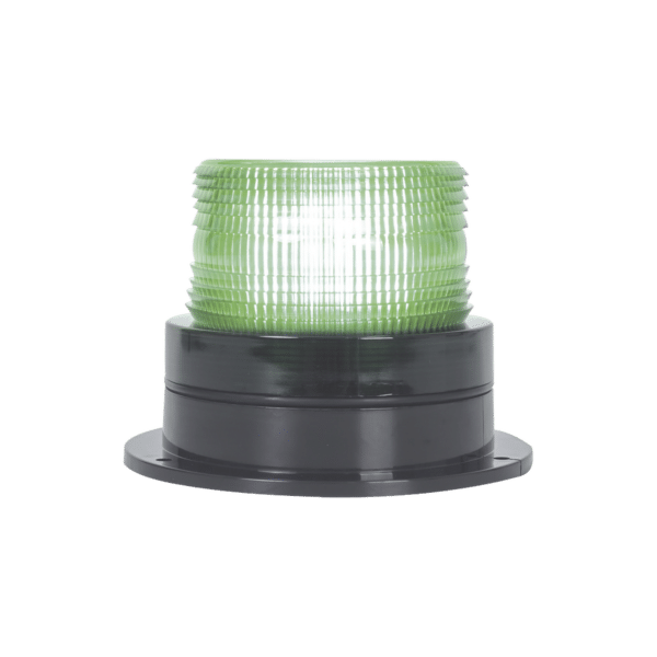 Burbuja Brillante de Larga Vida Útil, con 8 LEDs Color Verde, Domo Verde, 110 Vca