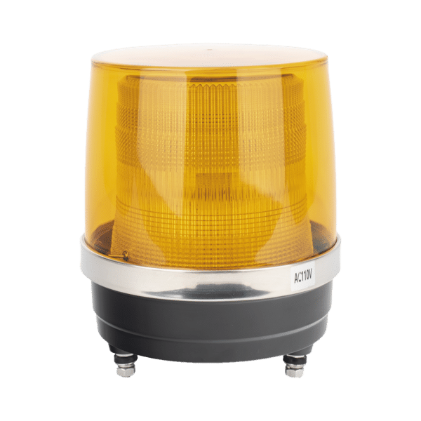 Burbuja Brillante de Larga Vida Útil, Con 150 LEDs, Color Ambar, Domo Ambar, 110 Vca