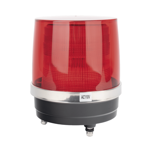 Burbuja Brillante de Larga Vida Útil, Con 150 LEDs, Color Rojo, Domo Rojo, 110 Vca
