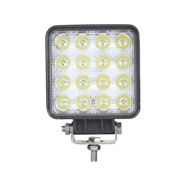 Luz de trabajo de 16 LED, 4000 Lumenes, 48 Watts, 10-30 Vcc, IP67