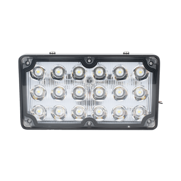 Luz de Escena de 6X3", Color Claro, Ideal para Ambulancias y Vehiculos de Trabajo