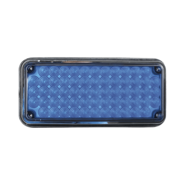Luz de advertencia de 7x3", Color Azul, Ideal para ambulancias