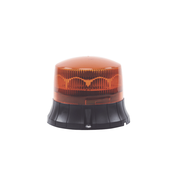 Burbuja LED giratoria de color ámbar, 9 LEDs, montaje permanente