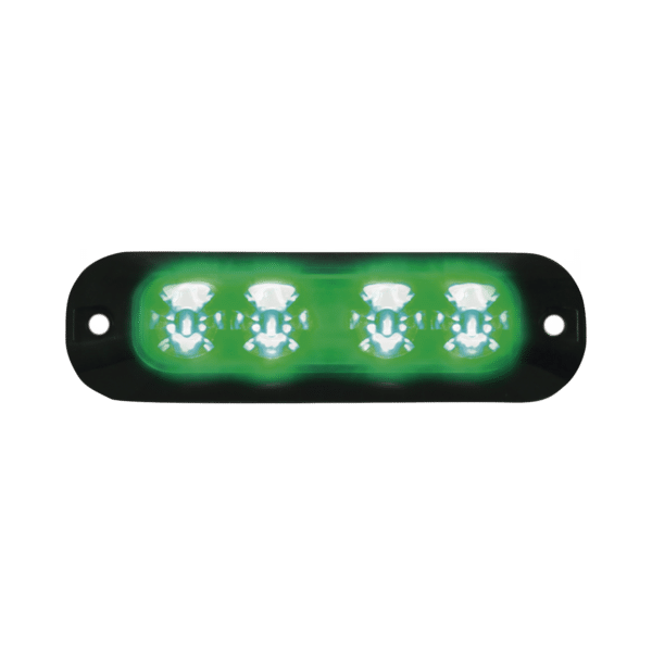 Luz Perimetral , 4 LEDs Ultra Brillantes, color Verde