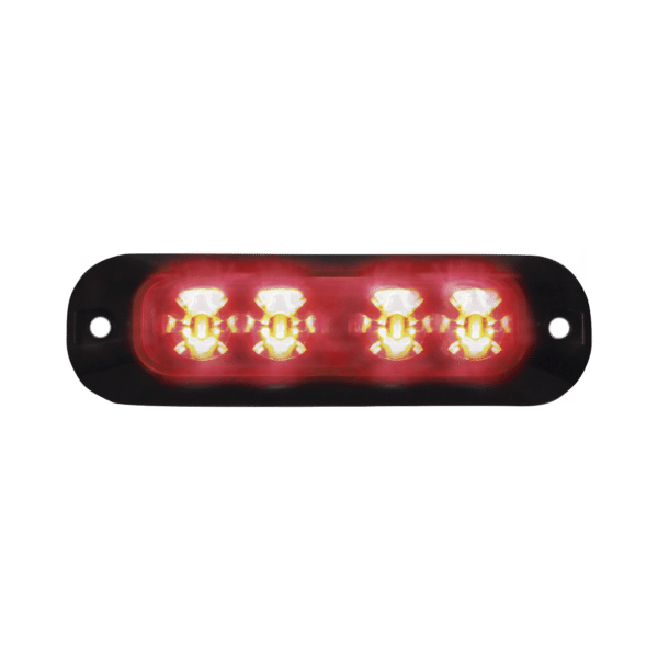 Luz Perimetral , 4 LEDs Ultra Brillantes, color Rojo