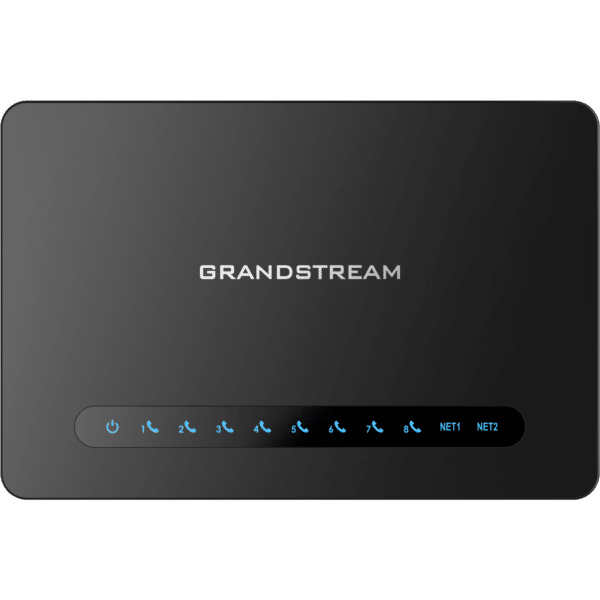 Gateway 8 Puertos FXS (Conectar Teléfono Análogo) con Router NAT Gigabit / 2 Perfiles SIP / Cifrado AES / Conferencia de Voz 3 Participantes / Calidad de Voz HD / Fax T.38 / 2 Puertos Gigabit / Aprovisionamiento Automatizado TR069