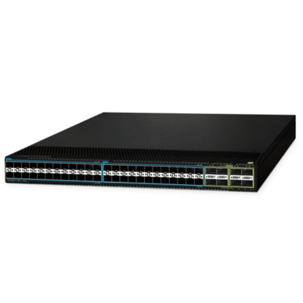 Switch de Capa 3 para Centros de Datos / 48 Puertos 25G SFP28 + 8 Puertos 100G/40G QSFP28 / Protocolos OSPF y BGP / Stacking Hardware / MLAG / VXLAN