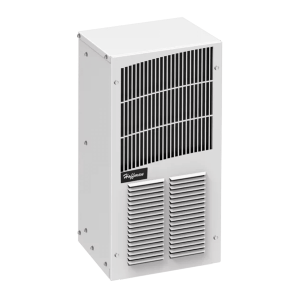 Aire Acondicionado Compacto Para Exterior, Uso en Gabinetes de Telecomunicaciones de Grado Industrial, Frío T20, 2000 BTU, 115 Vca, de Acero, Color Negro