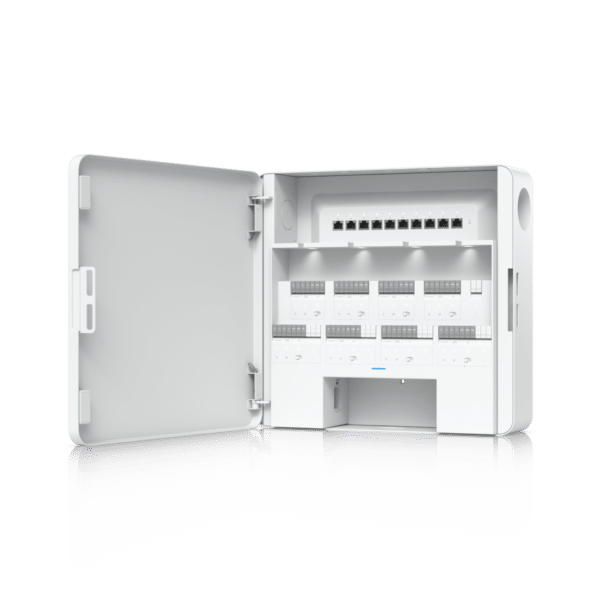 Enterprise Access Hub/Concentrador de Acceso Empresarial con Control de Entrada y Salida de hasta 8 Puertas y Soporte de Respaldo de Batería